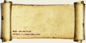 Danica Miljojčić vizit kartica